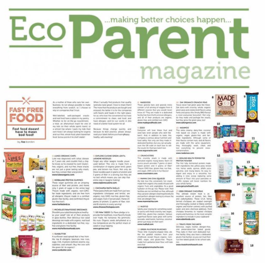 Fast-Free Food, EcoParent Magazine