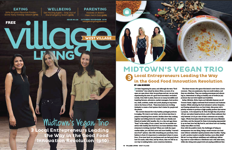 Midtown’s Vegan Trio Village Living Magazine